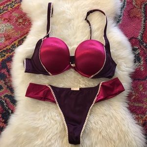 Adore me push-up balconette and panty set